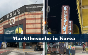 Zwei Märkte, zwei Gesichter – Marktbesuche in Korea