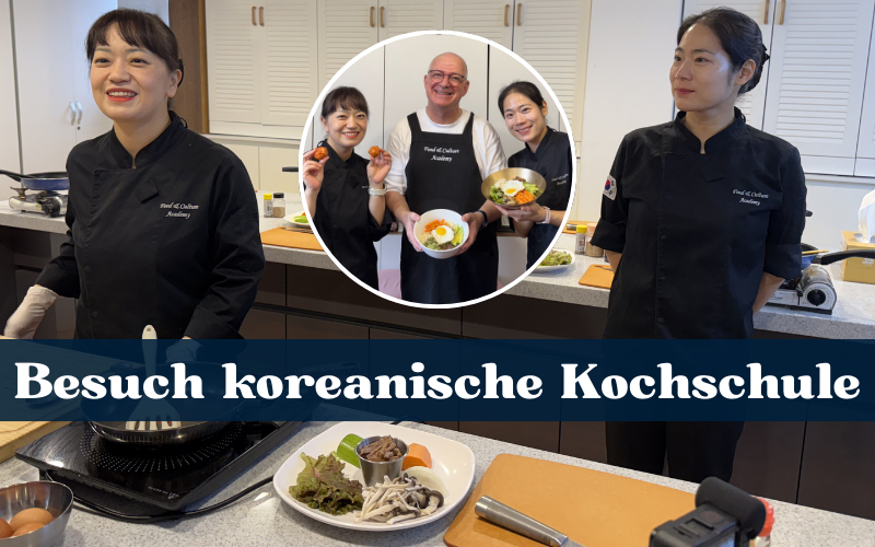 Besuch in einer koreanischen Kochschule