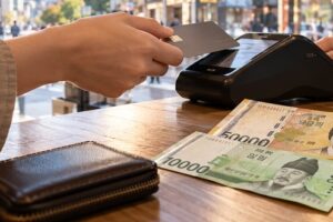 Geld und Kreditkarten